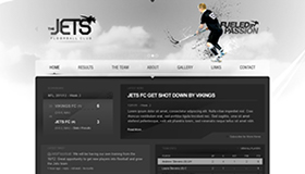 Jets FC Website Concept